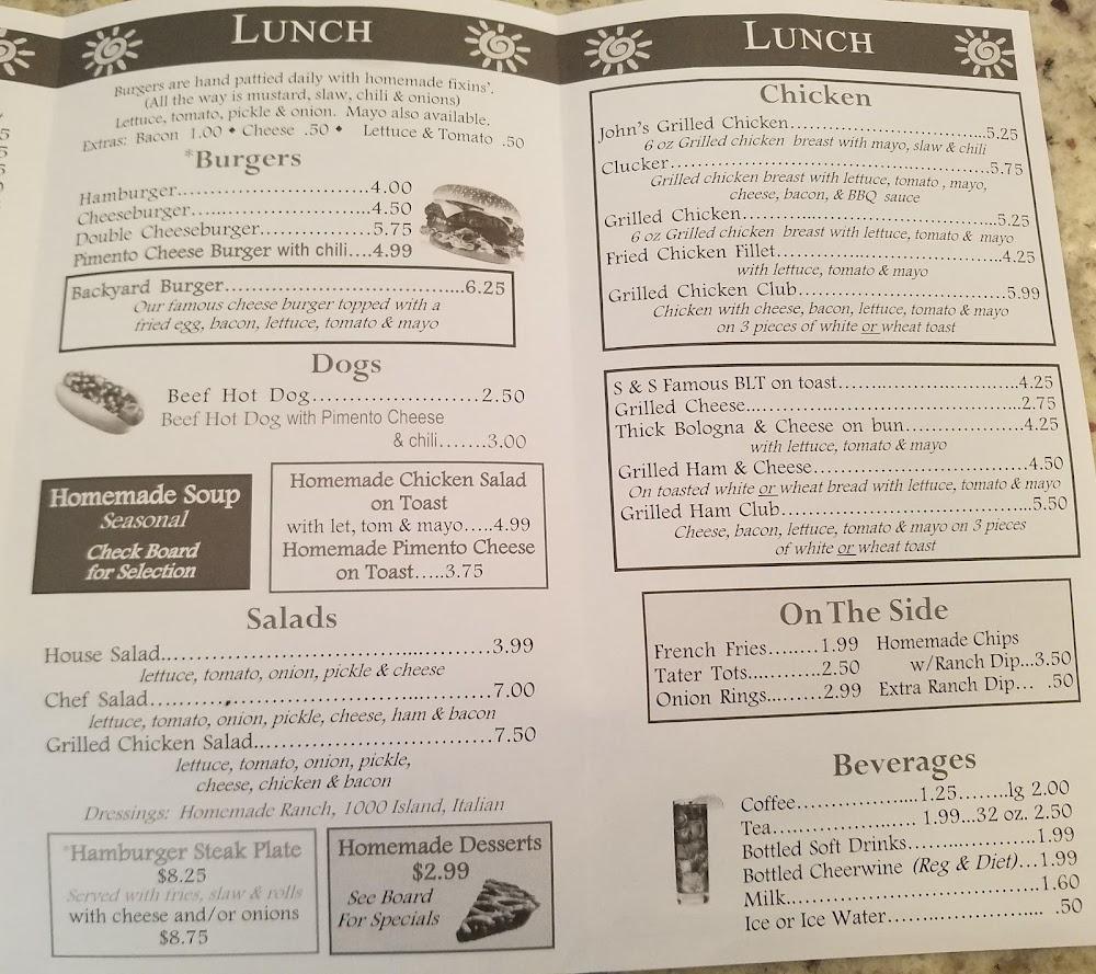 S & S Grill Menu image 2